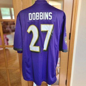 Nike Men's NFL Baltimore Ravens 27 Jersey J.K. Dobbins